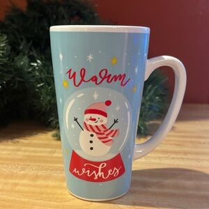 Festive Snowman Mug with Warm Wishes
